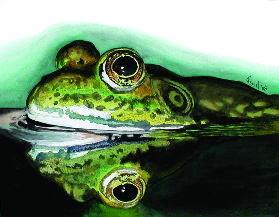 Froggin Around Painting by Ferrel Cordle