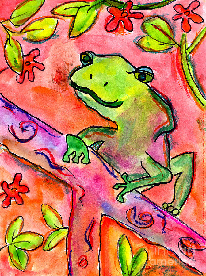 Froggy Painting by Brett Walker Age Fourteen