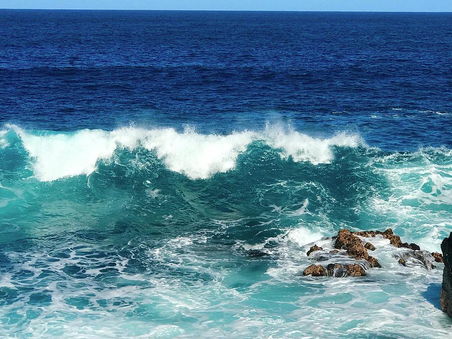 Frolicking Waves in Puna Hawaii Photograph by Joalene Young