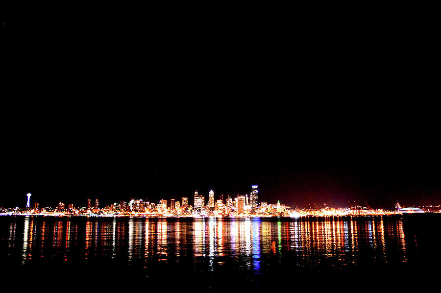 From Alki -Wide Photograph by Brian OKelly