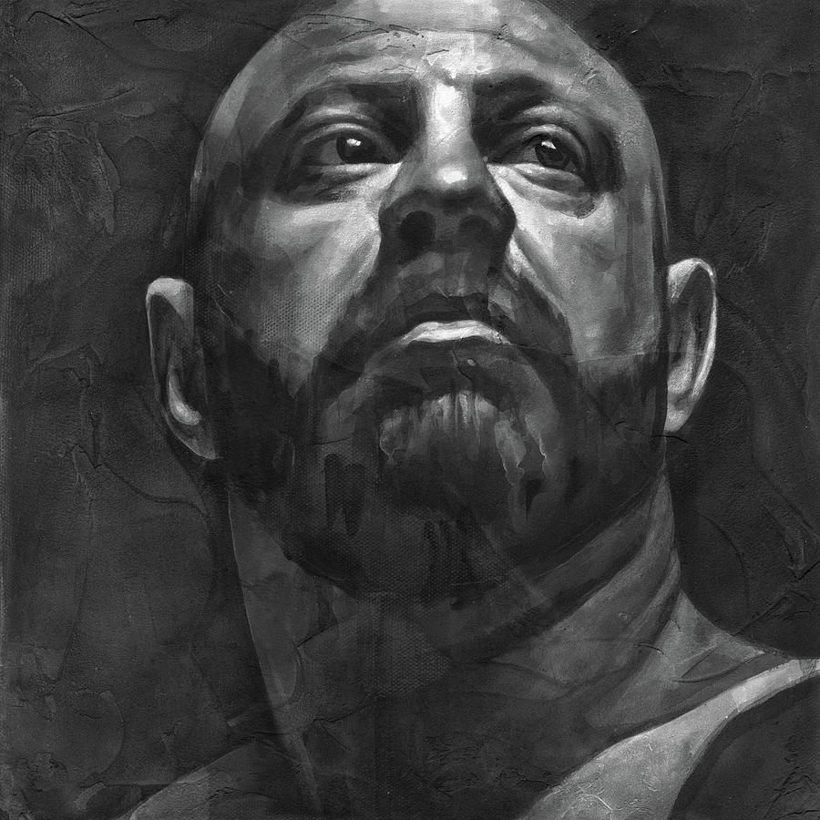 Portrait Painting - From Darkness 6 by Chris Lopez