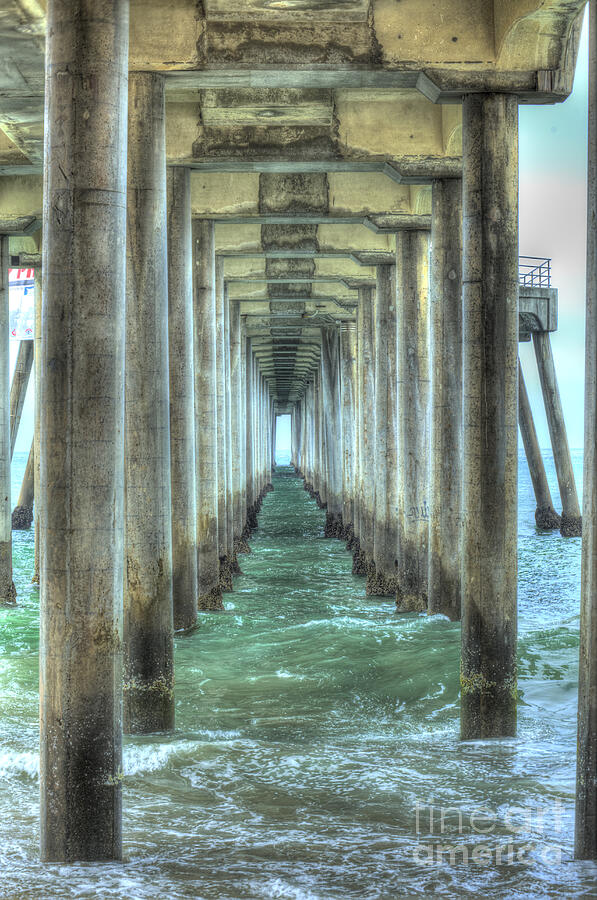 Huntington Beach Photograph - From Here to Infinity by David Zanzinger