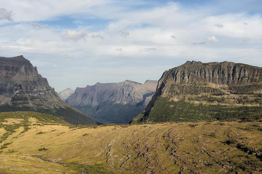 From Logans Pass - Glacier NP Photograph by Belinda Greb