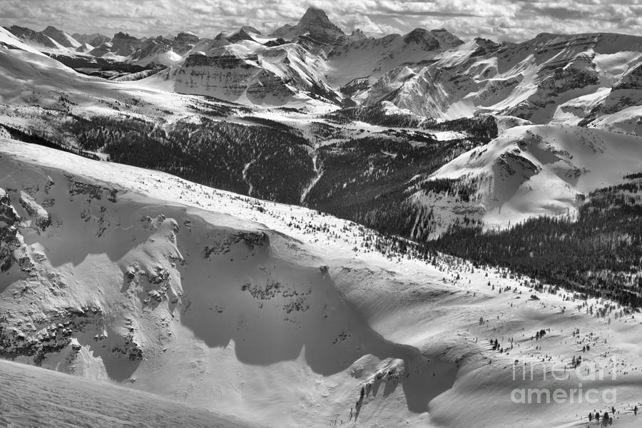 From Lookout Mountain To Mt. Assiniboine Black And White Photograph by Adam Jewell