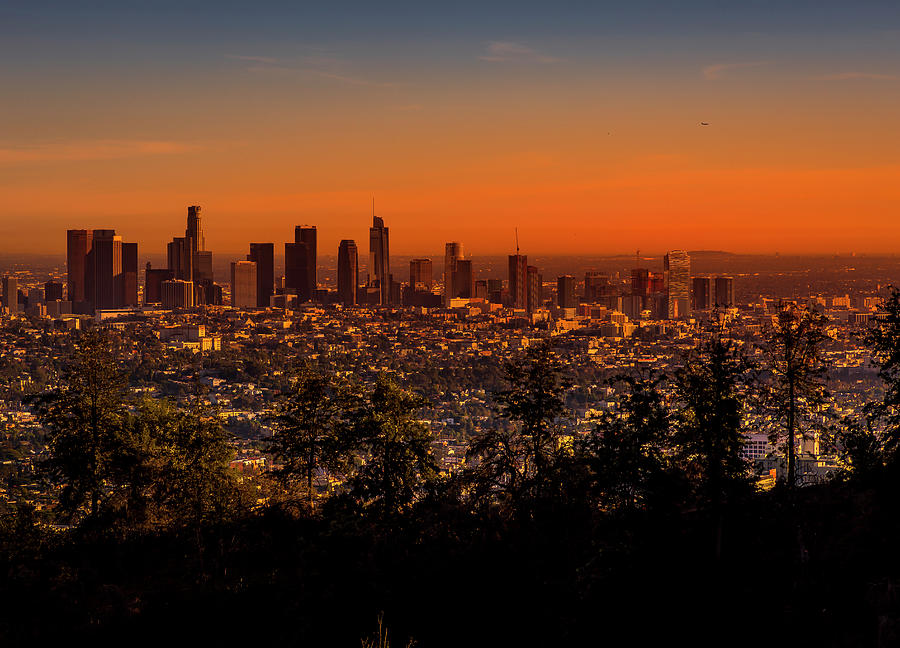 From Mount Hollywood To Los Angeles Photograph by Gene Parks