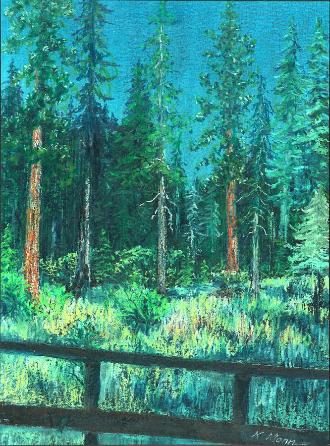 From my Deck Pastel by Kenneth Mann - Fine Art America