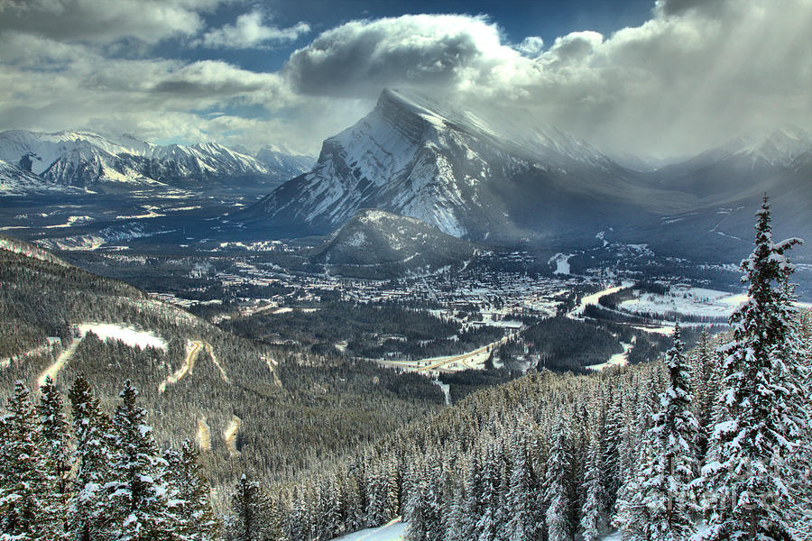 From Norquay To Rundle Photograph by Adam Jewell