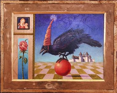 Raven Painting - From Peace To The Preposterous by Roberta Smith