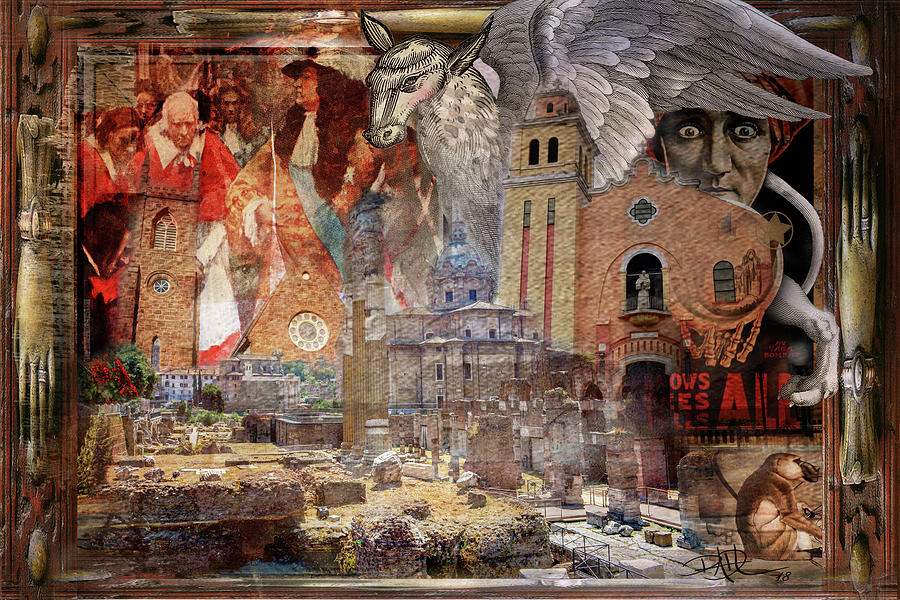 From Rome to America Digital Art by Ricardo Dominguez