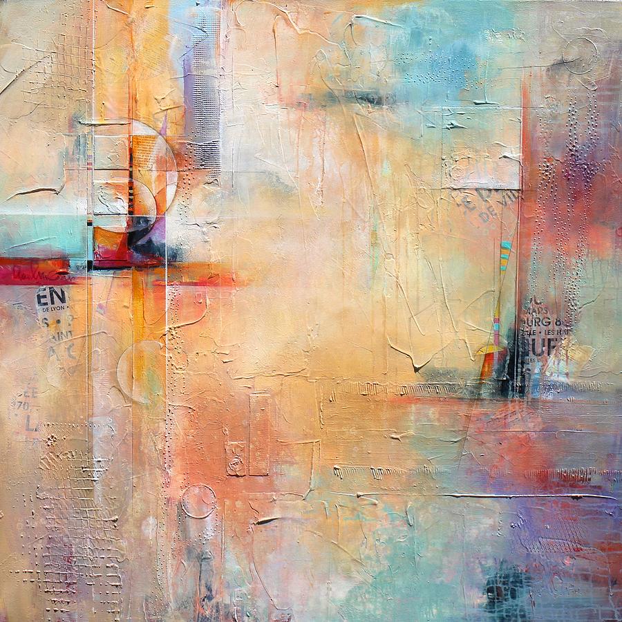 Abstract Painting - From Sunrise to Sunset by Karen Hale