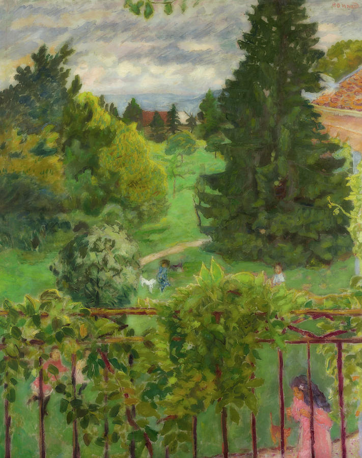 From The Balcony Painting by Mountain Dreams