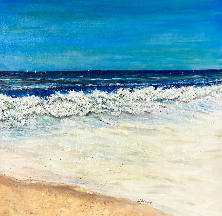 From The Beach Painting by Chuck Gebhardt