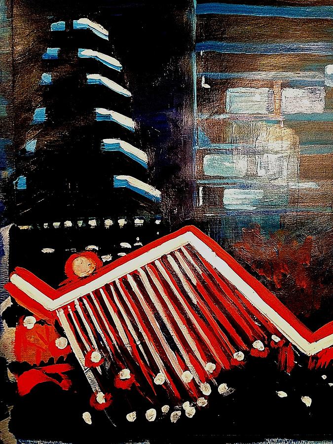 From The Cedar Door Patio Painting By Daizatx Daisy Undercuffler