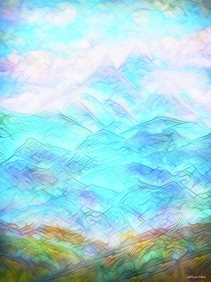 From The Fields To The Clouds Digital Art by Joel Bruce Wallach