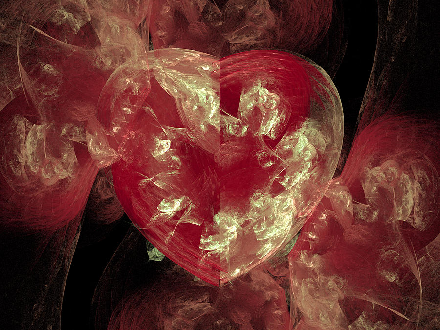From the Heart Digital Art by Michele A Loftus