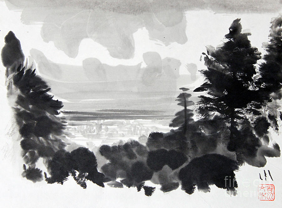 From The Hill Painting by Fumiyo Yoshikawa