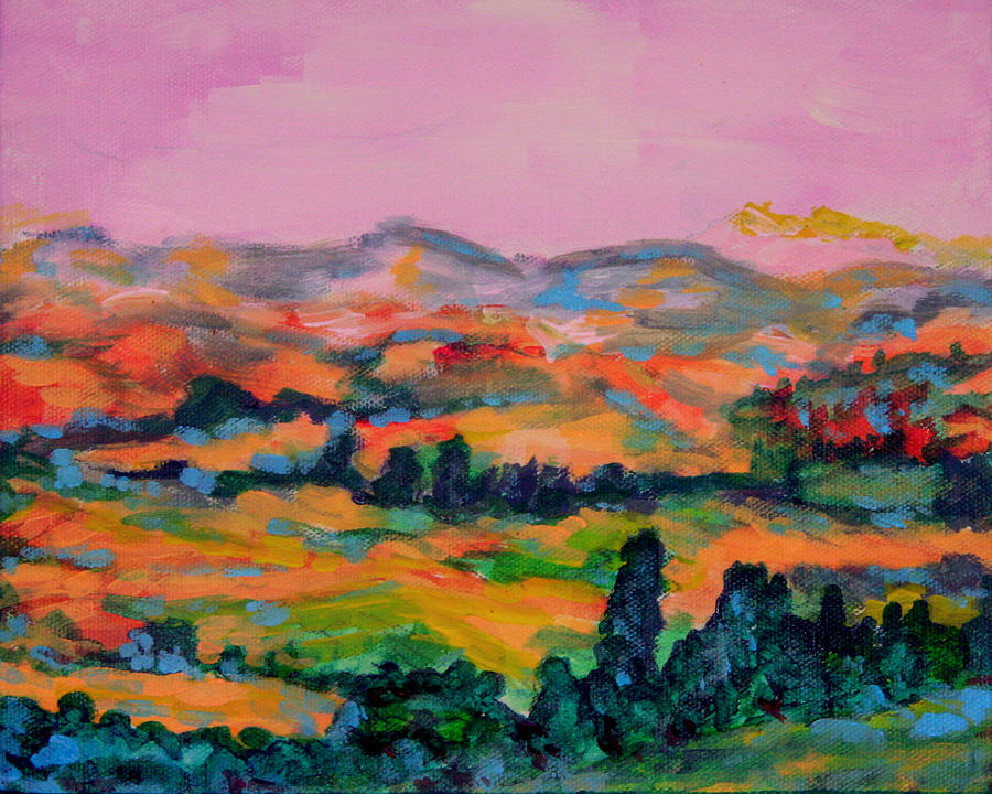 From The Hilltop Painting By Laura Heggestad Fine Art America