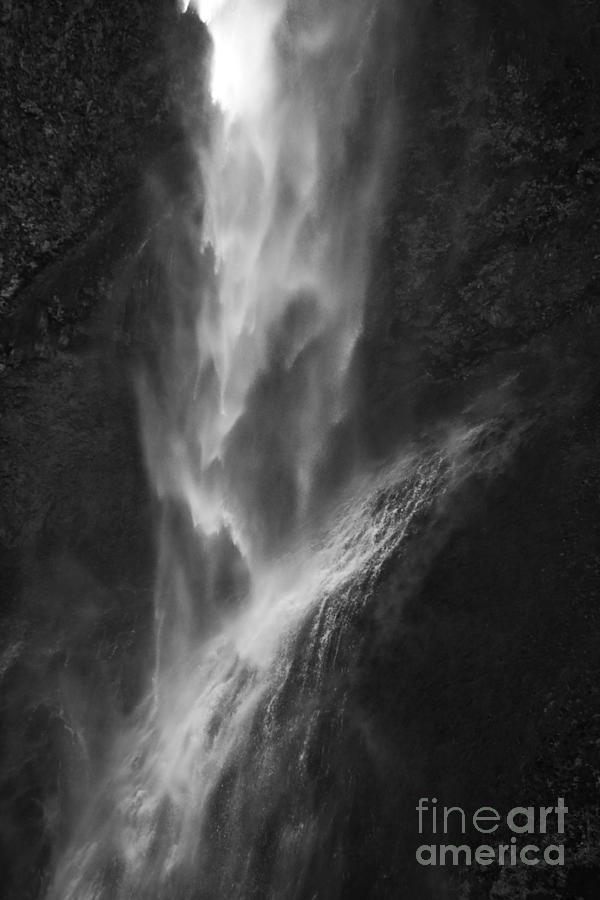 Multnomah Falls Photograph - From the Light the Water Falls by Scott Cameron