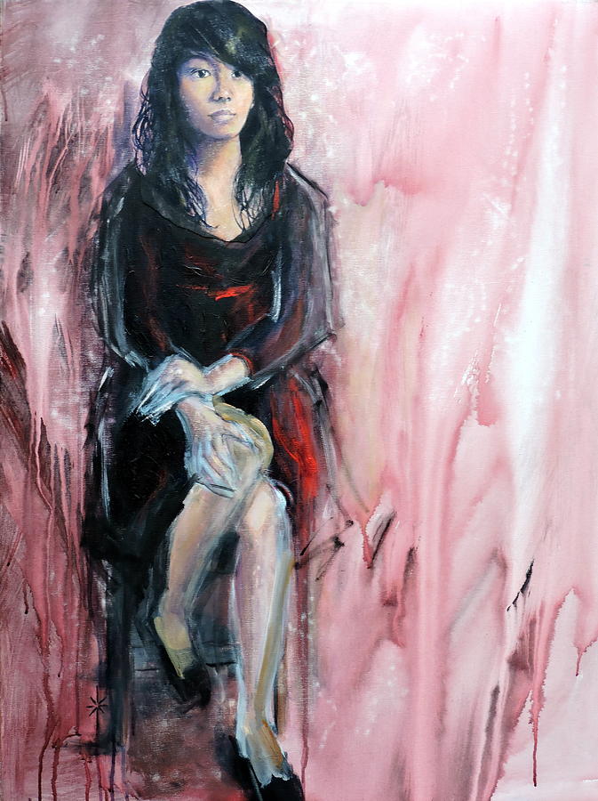 from the Red Tent series too Painting by Jodie Marie Anne Richardson Traugott          aka jm-ART
