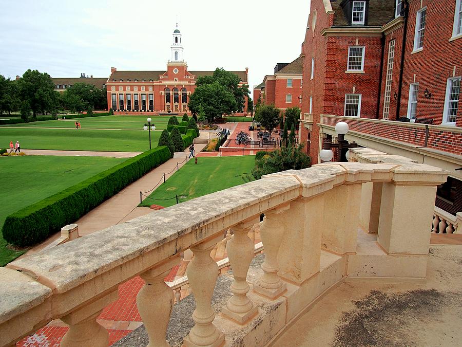 Oklahoma State University Photograph - From the Union Balcony  by Buck Buchanan