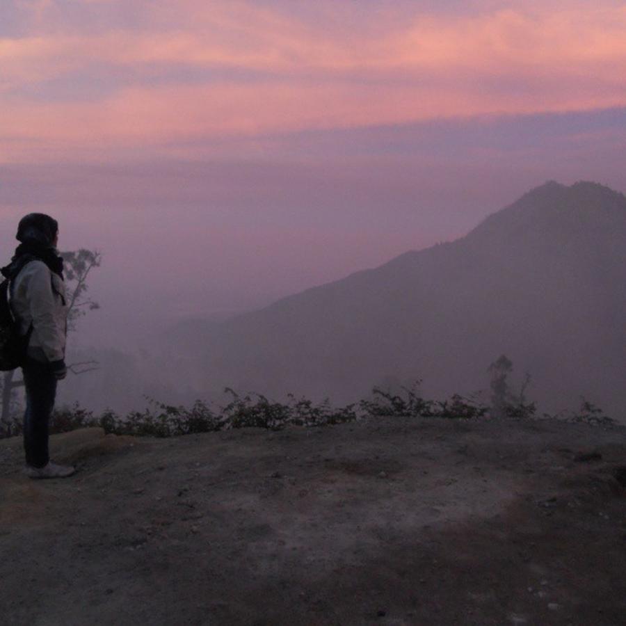 Nature Photograph - From Top Of Mt. Ijen, At Sunrise Time by Nova Makmun