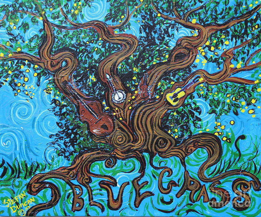 From Wood To Bluegrass Painting by Stefan Duncan