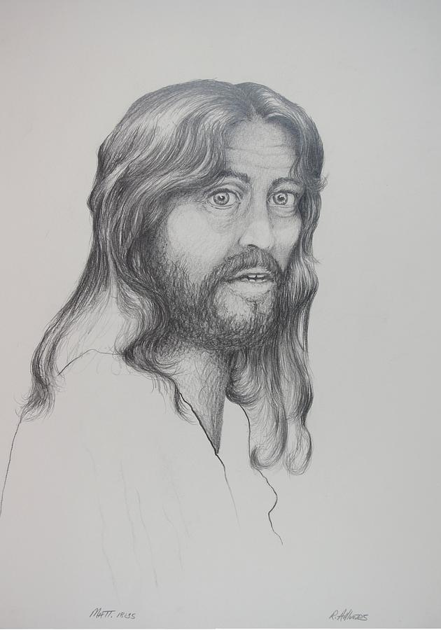 Jesus Christ Drawing - From Your Heart by Rick Ahlvers