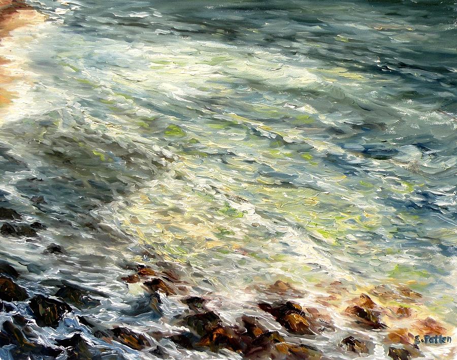 Front Beach Rockport MA Painting by Eileen Patten Oliver