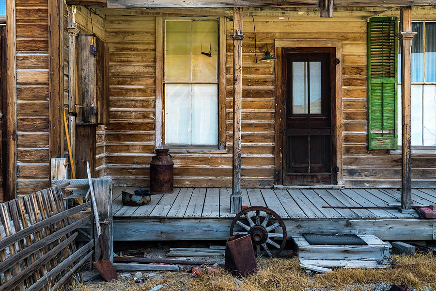 Front Porch At Bodie Photograph