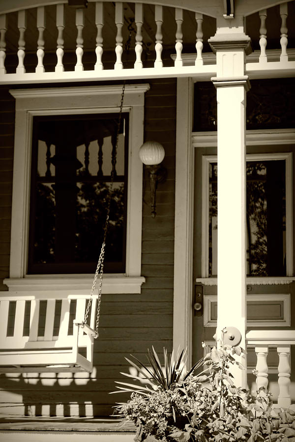 Front Porch Victorian Photograph by Ann Powell
