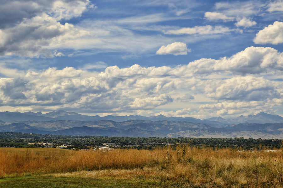 Mountain Photograph - Front Range Colorado Rocky Mountains by Ann Powell