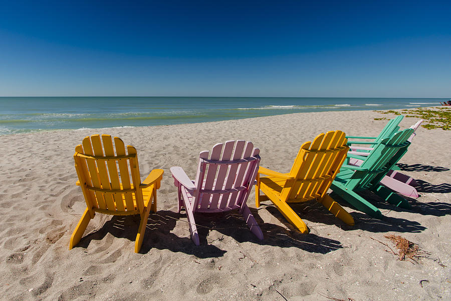 Beach Chairs Photograph by Sean Allen