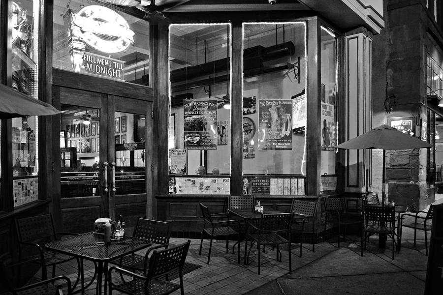 Front Street Brewery in Black and White Photograph by Greg and Chrystal Mimbs