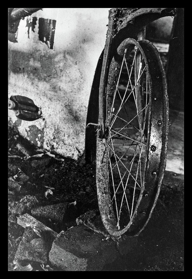 Front wheel rusty bike Photograph by Dirk Ercken