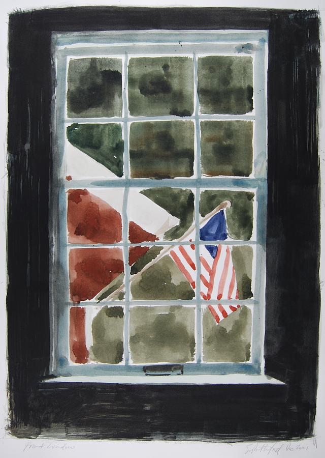Front Window Painting by Stephen Rutherford