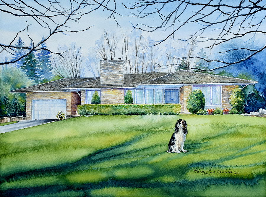 Front Yard Protection Painting by Hanne Lore Koehler