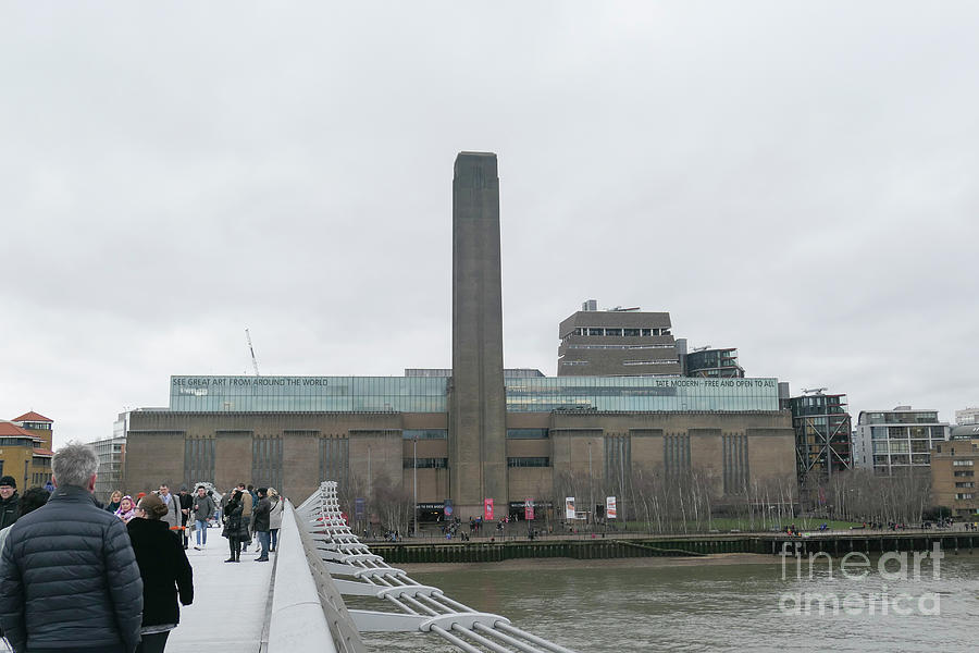 Frontal view of Tate Modern Gallery in London Photograph by Patricia Hofmeester