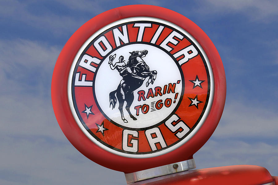 Frontier Gas Globe Photograph by Mike McGlothlen