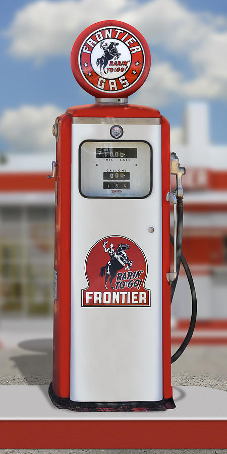 Frontier Gas - Tokheim Pump Photograph by Mike McGlothlen