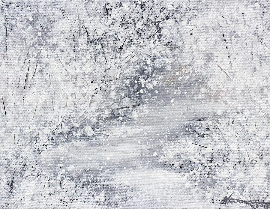 Winter Painting - Frost and Snow by Kume Bryant