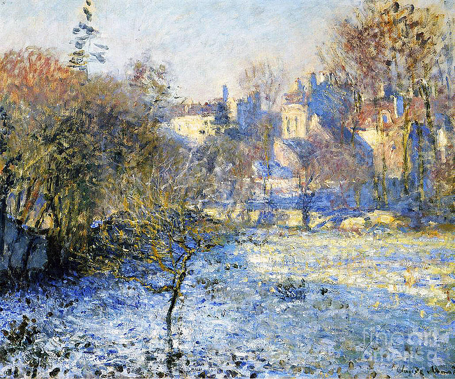 Frost Painting - Frost by Claude Monet Frost Painting - Frost by Claude Monet