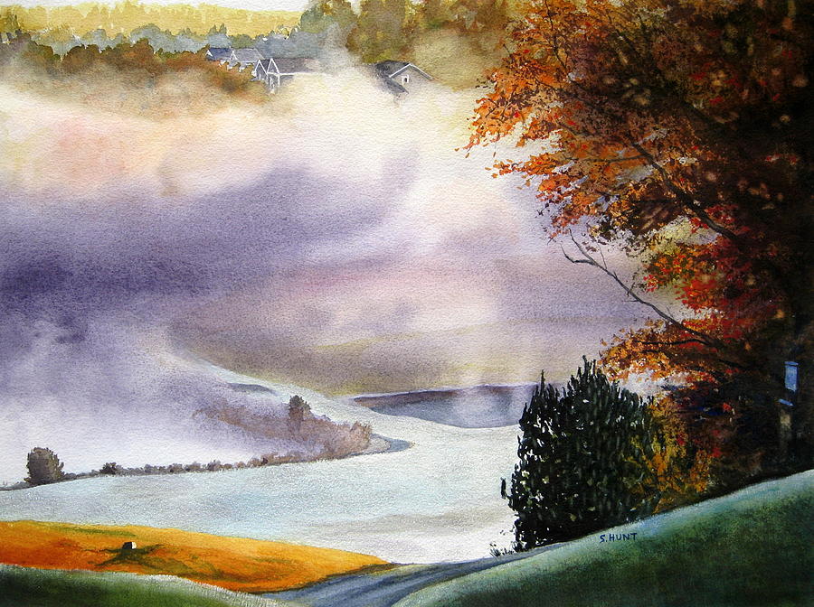 Frost Delay Painting by Shirley Braithwaite Hunt