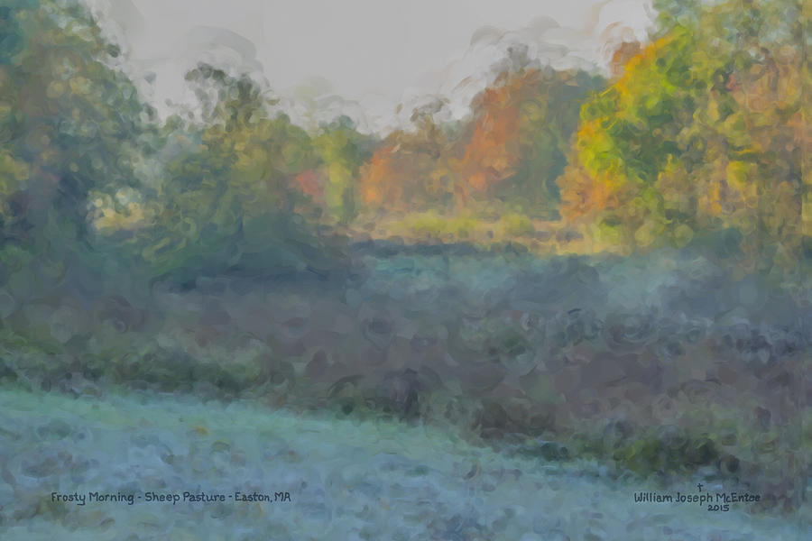 Frost on the Meadows Painting by Bill McEntee