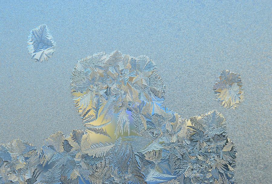 Frost On The Window  Photograph by Lyle Crump
