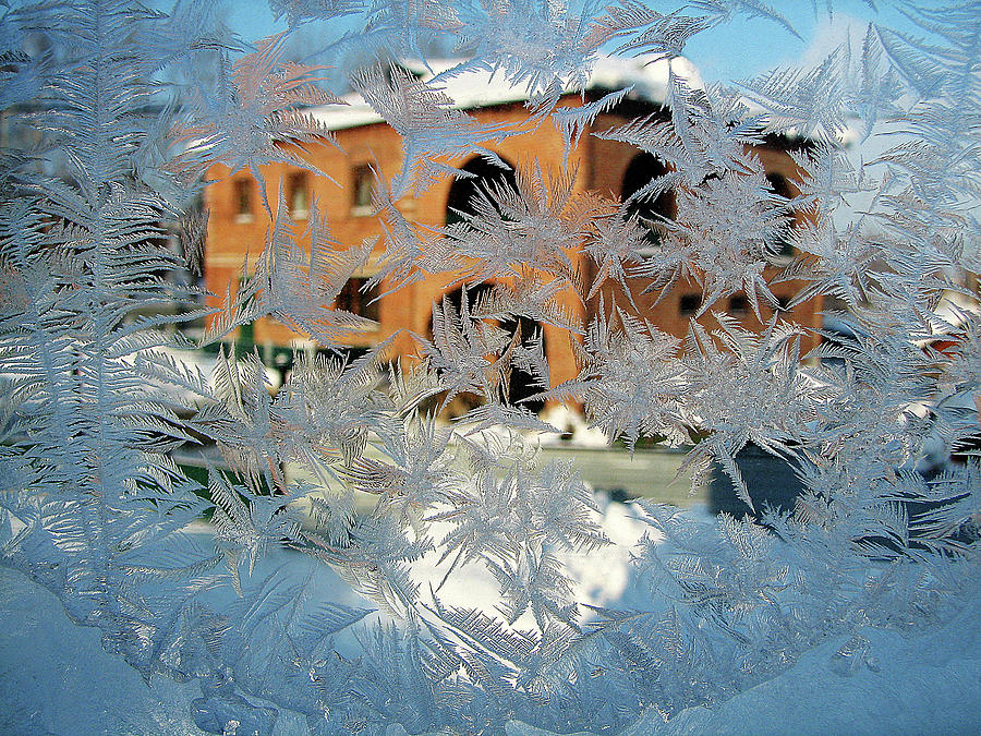 Frost Patterns on Window 3 Photograph by Victor Kovchin