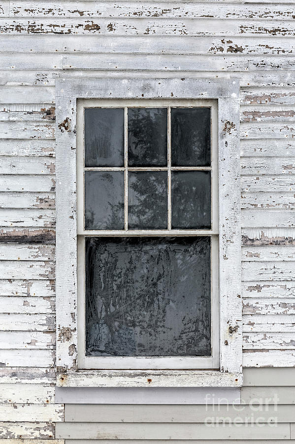 Frosted Window on an Old House Photograph by Edward Fielding