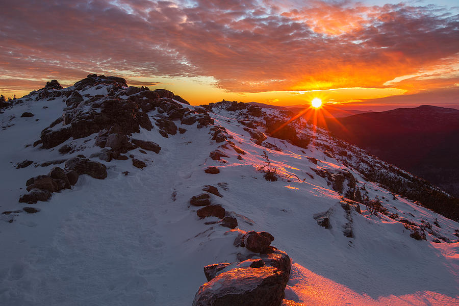 Frosty Alpine Sunset Photograph by White Mountain Images