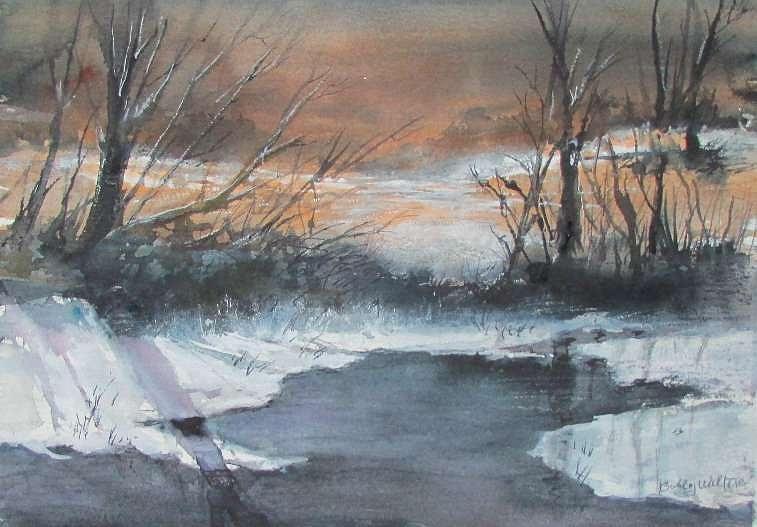 Frosty Morn. Painting by Bobby Walters