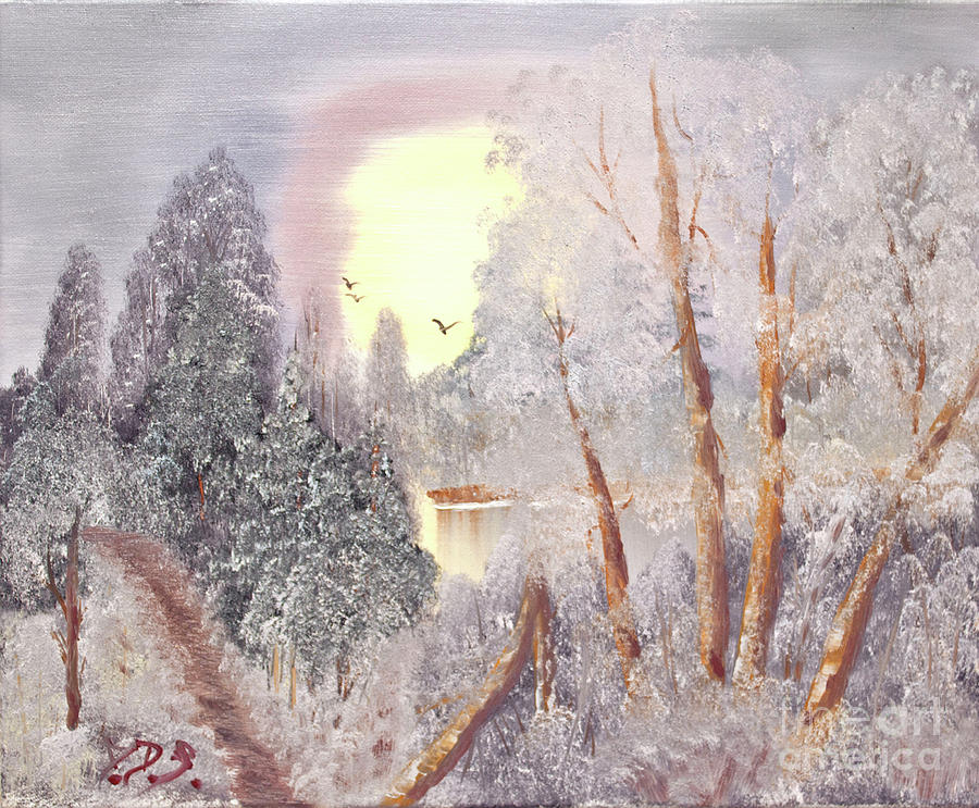 Frosty Morning Painting by Joseph Summa