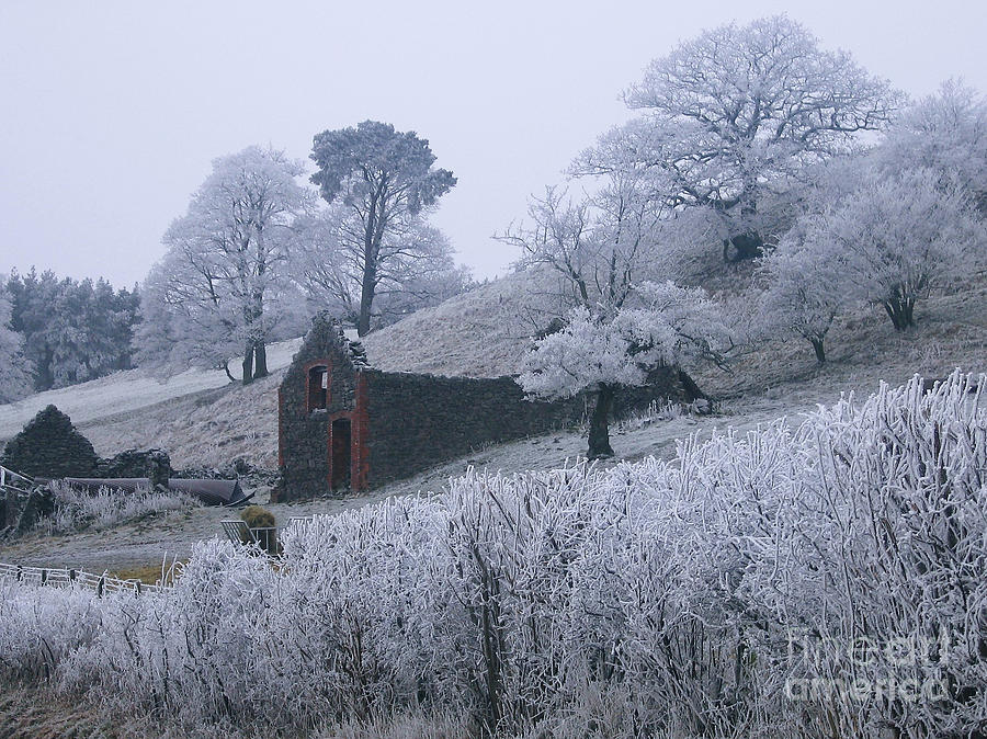 Winter Photograph - Frosty Ruins  by Jackie Tweddle
